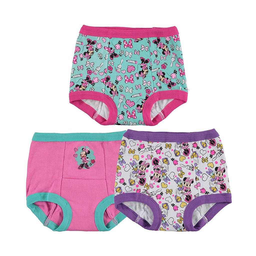 Disney Girls' Toddler 3-Pack, Pink Minnie, 18M