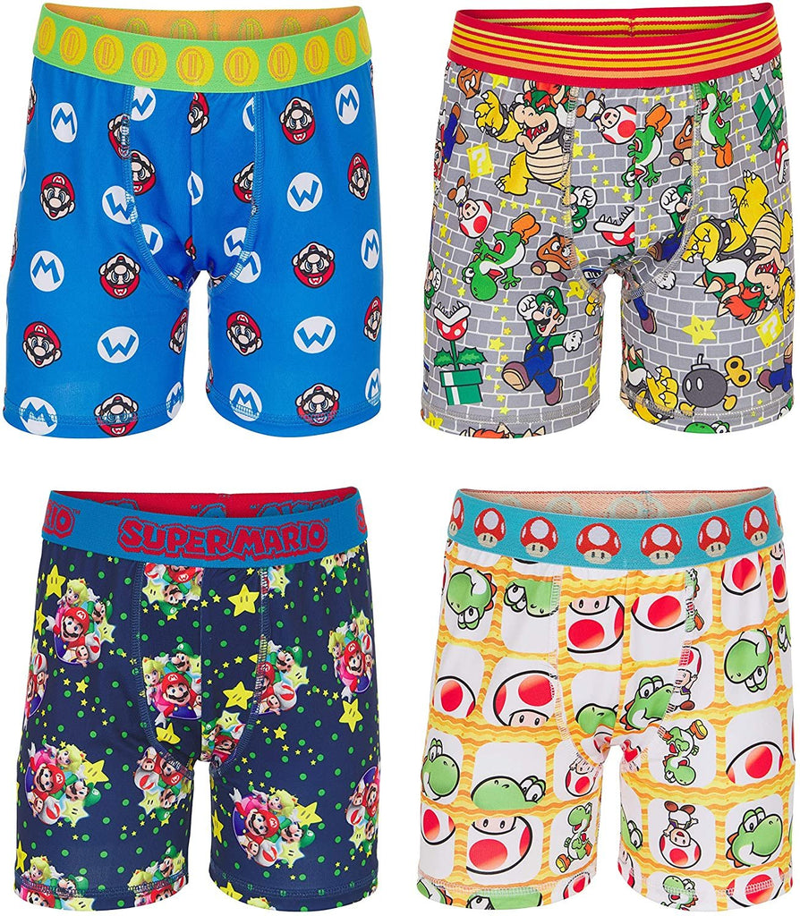 Nintendo Boys' Mario Athletic Boxer Brief