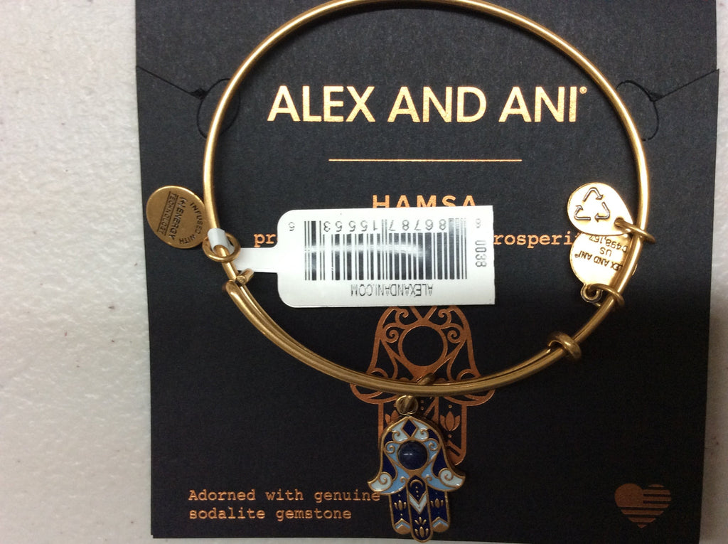 Alex and Ani Womens Color Infusion Hamsa Bangle