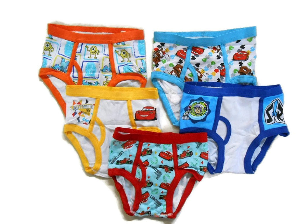 Disney Little Boys' Pixar 5-Pack Brief (Models May Vary)