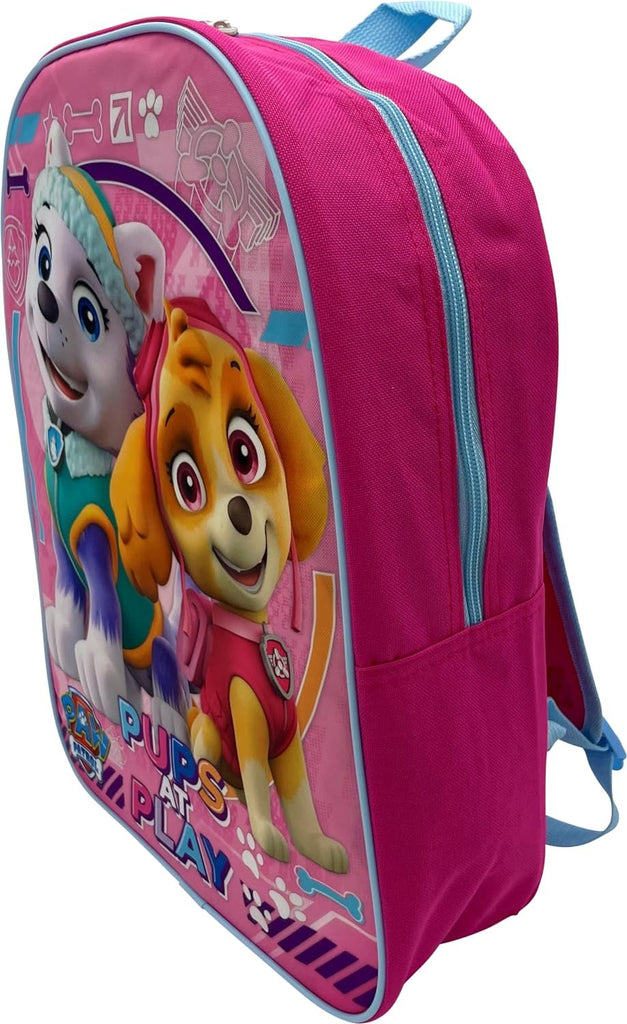 Ruz Paw Patrol Kid's Licensed 15 Inch School Bag Backpack