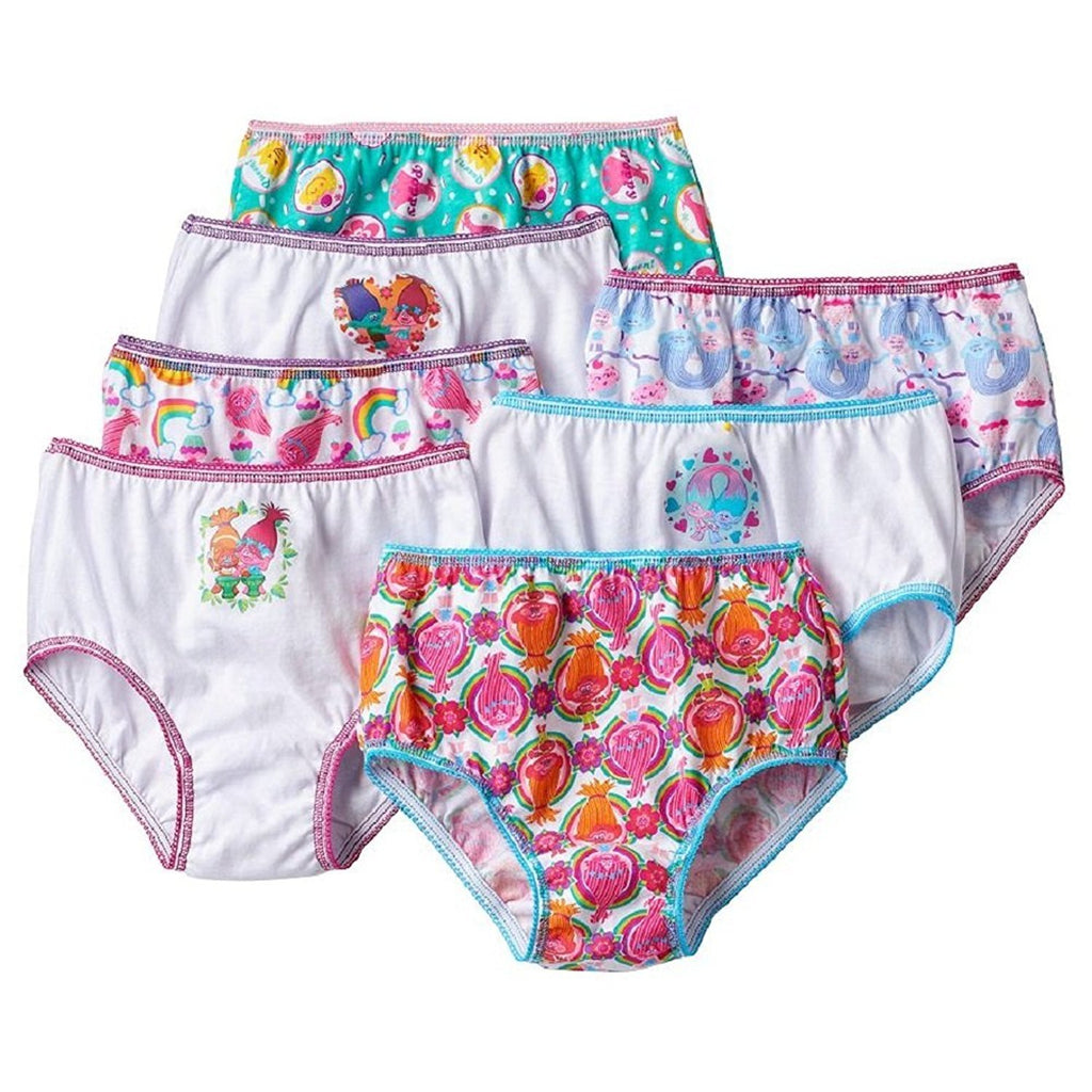 DreamWorks Trolls 7 Pack Toddler Girls Underwear