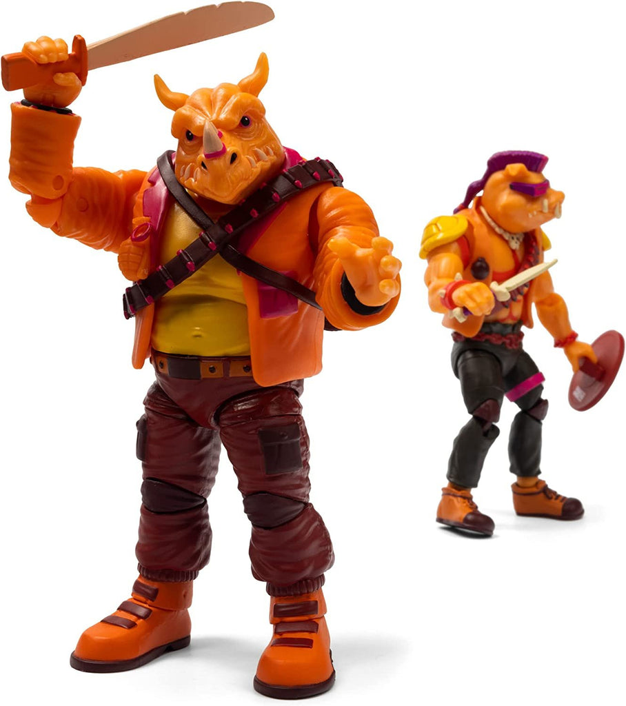 TMNT BST AXN Bebop & Rocksteady Arcade Flashing 2-Pack