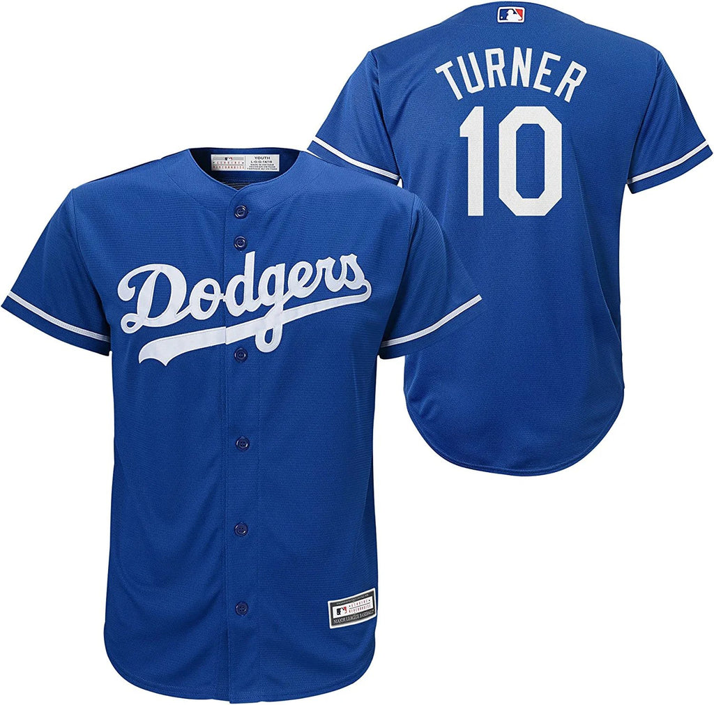 Outerstuff Justin Turner Los Angeles Dodgers #10 Blue Alternate Jersey - Youth Boys (8-20)