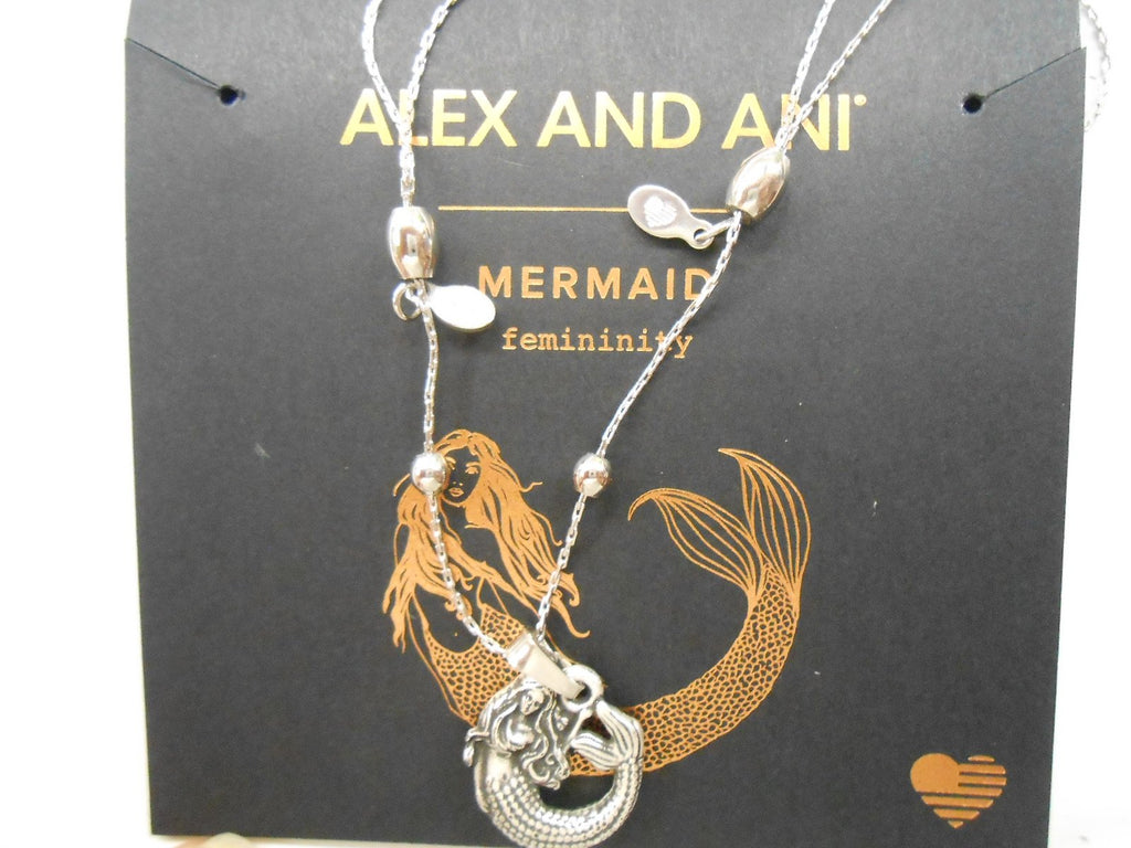 Alex and Ani Womens Seaside Mermaid II Expandable Necklace