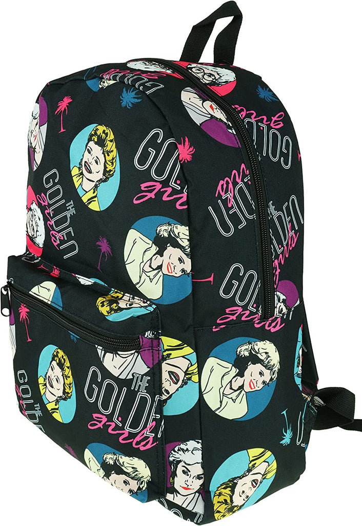 KBNL Golden Girls Sitcom Series All Over Print Sublimated Backpack - 64969, Black