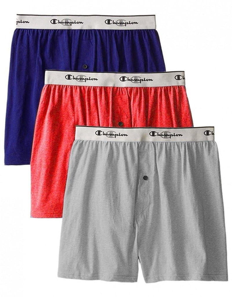 Champion Men's 3-Pack Knit Boxer