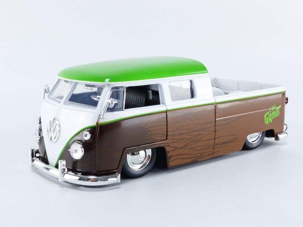 Jada Toys Marvel Guardians of the Galaxy Groot & 1963 Bus Pickup 1:24 die-cast vehicle with figure (31202)