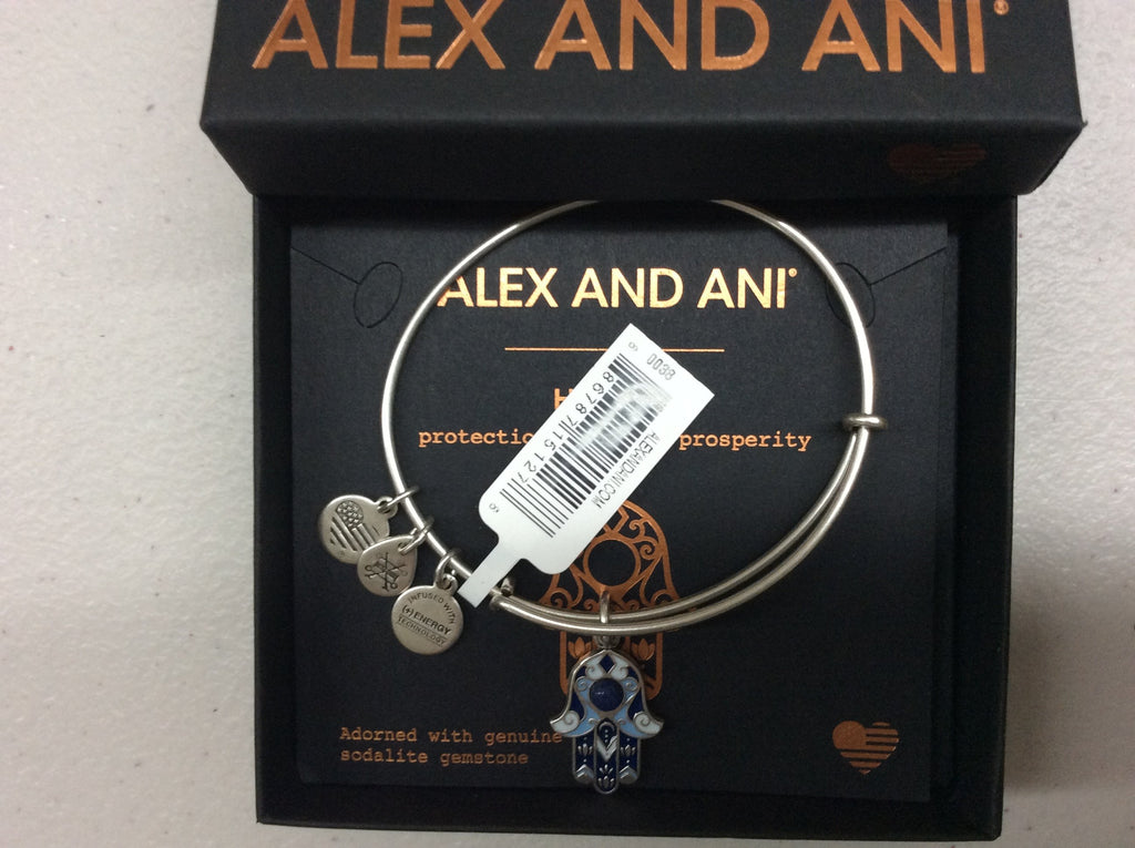 Alex and Ani Womens Color Infusion Hamsa Bangle