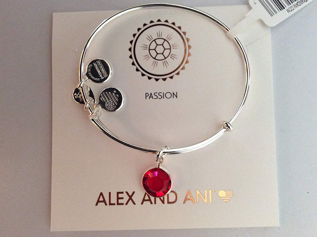 Alex and Ani July Color Code Shiny Silver NWTBC