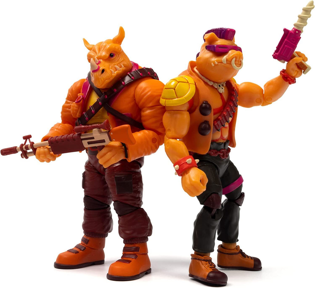 TMNT BST AXN Bebop & Rocksteady Arcade Flashing 2-Pack