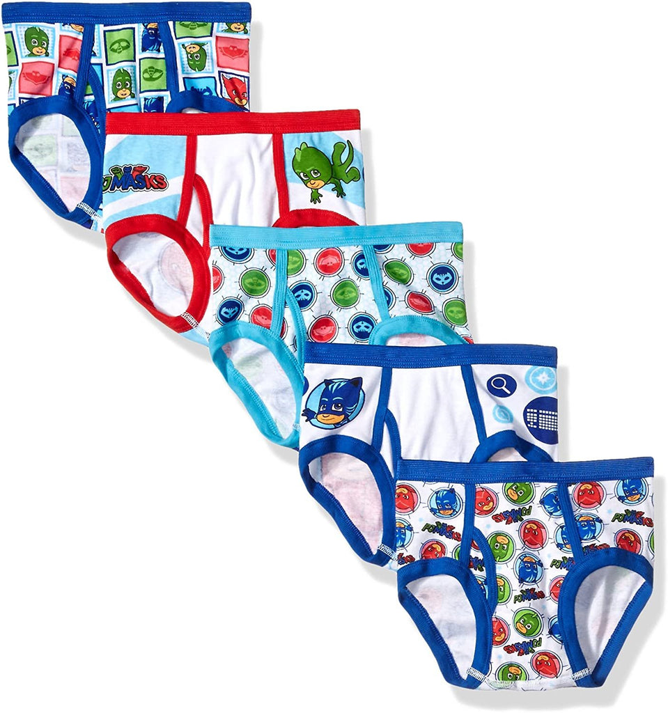 PJ Masks Boys' 5-Pack Brief Underwear