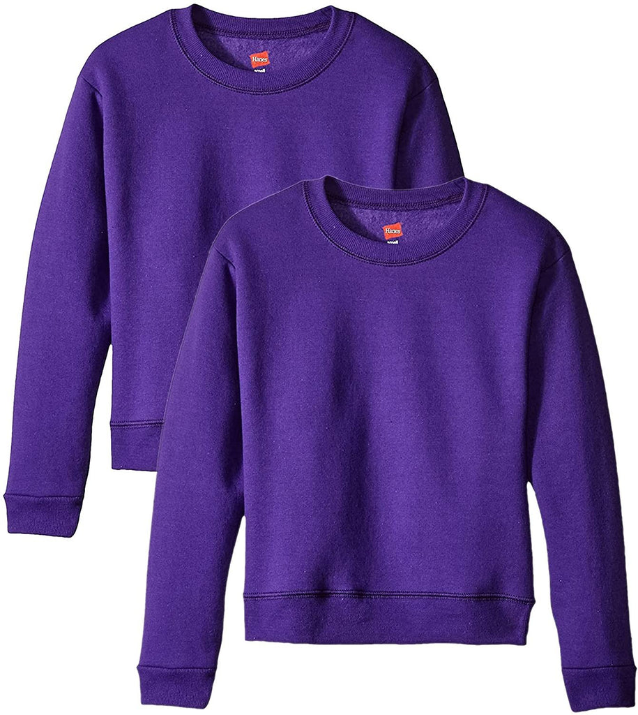 Hanes Girls' Fleece Sweatshirt (2-Pack)