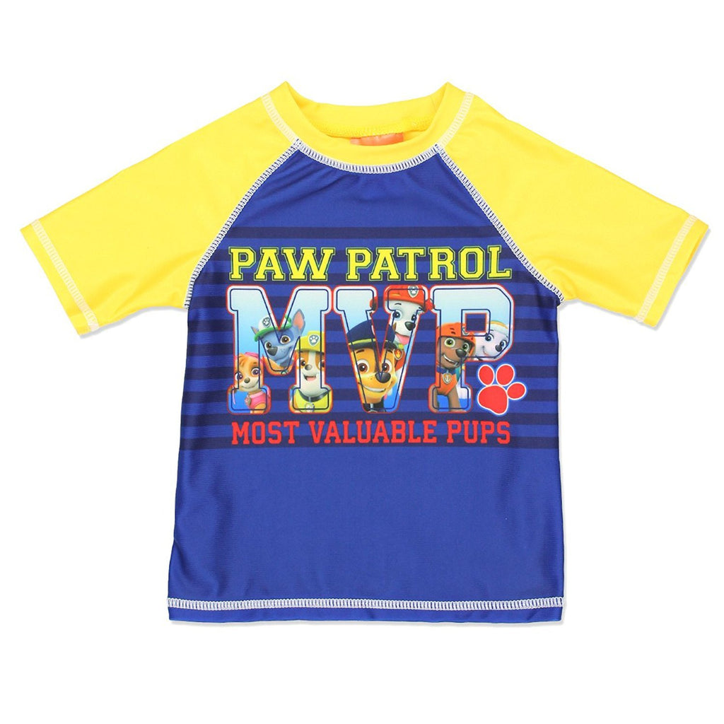 Paw Patrol Boy's Swim Trunks and Rash Guard Set (Toddler)