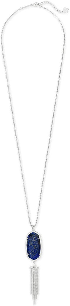 Kendra Scott Womens Rayne Necklace Rose Gold/Black Granite One Size