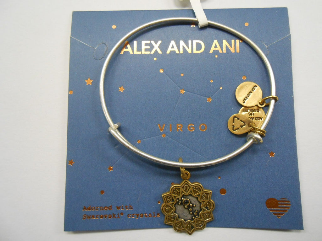 Alex and Ani Virgo Two Tone Bangle Bracelet NWTBC