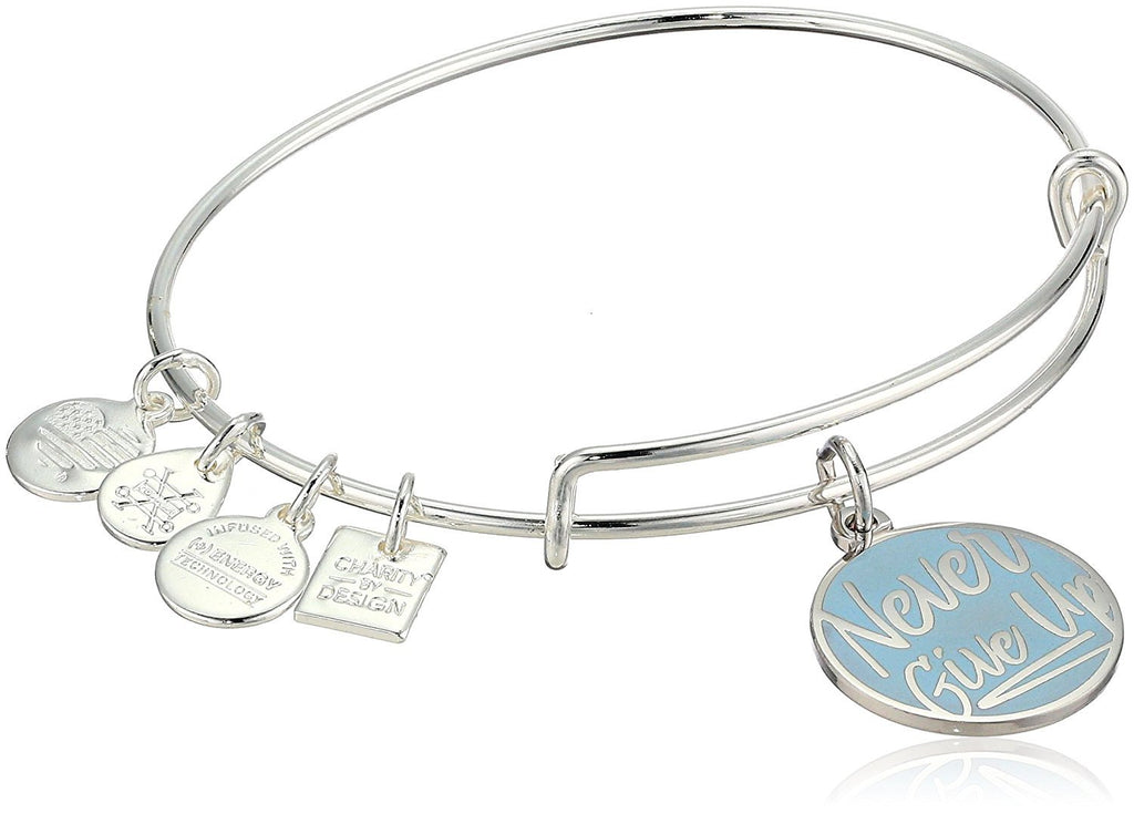 Alex and Ani Womens Charity by Design Never Give Up Bangle