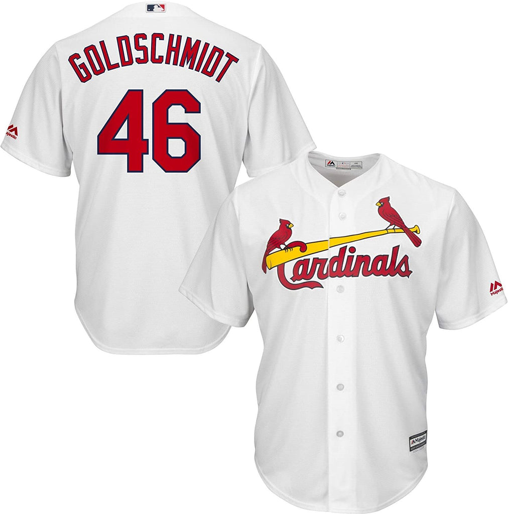 Outerstuff Paul Goldschmidt St. Louis Cardinals Youth 8-20 White Home Cool Base Replica Jersey