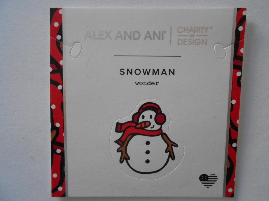 Alex and Ani Charity By Design, Snowman Bangle Bracelet