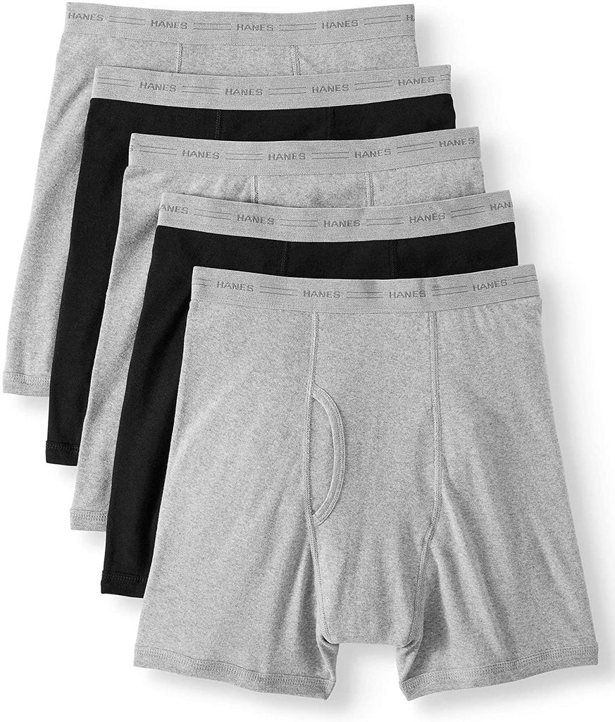 Hanes Big Men's FreshIQ ComfortFlex Waistband Boxer Brief - 5 Pack