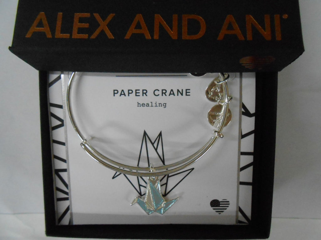 Alex and Ani Charity by Design, Paper Crane EWB Bangle Bracelet