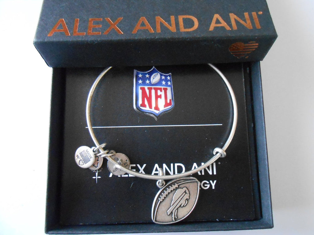 Alex and Ani Buffalo Bills Football Expandable Bangle Bracelet