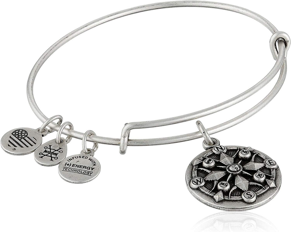 Alex and Ani Compass II Expandable Rafaelian Bangle Bracelet