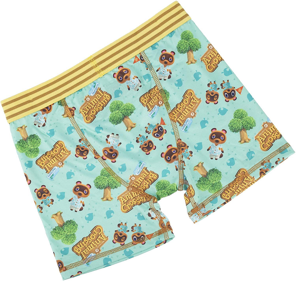 Animal Crossing Boys Boxer Briefs - 4-Pack Underwear Spandex Comfortable (8)