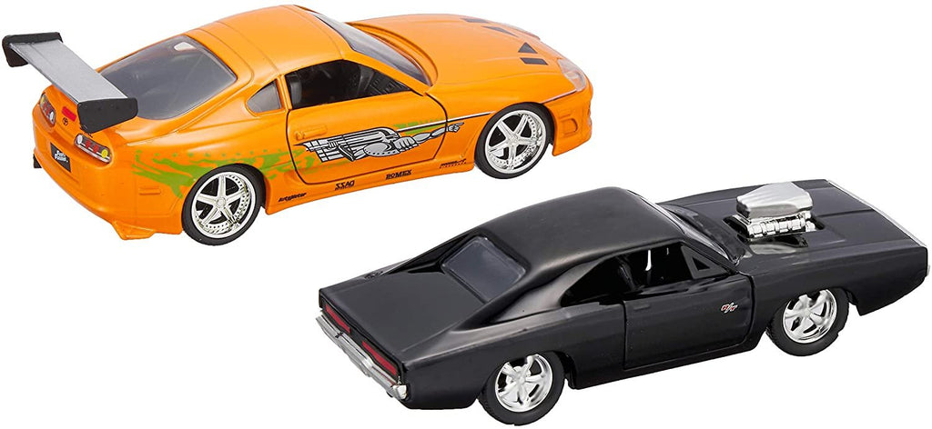 Jada Toys Fast & Furious Dom's Dodge Charger R/T & Brian's Toyota Supra 1:32 Die-Cast Vehicle (26063)