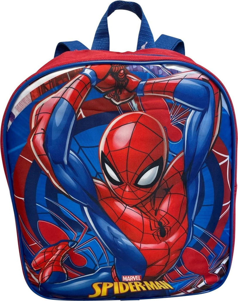 Spider-Man Toddle Boy 12 Inch Mini Backpack (Red-Blue)