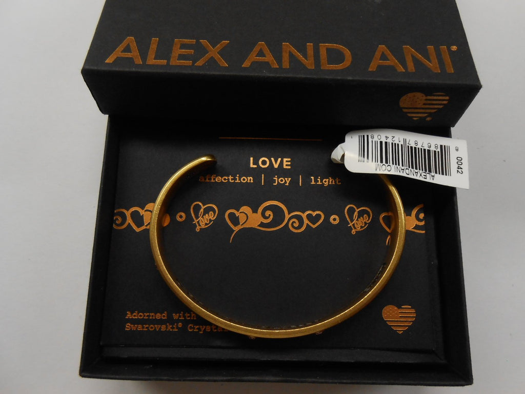 Alex and Ani Womens Because I Love You - Love Cuff