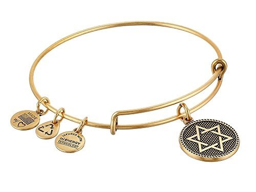 Alex and Ani Star of David Expandable Wire Bangle Gold A14EB73RG