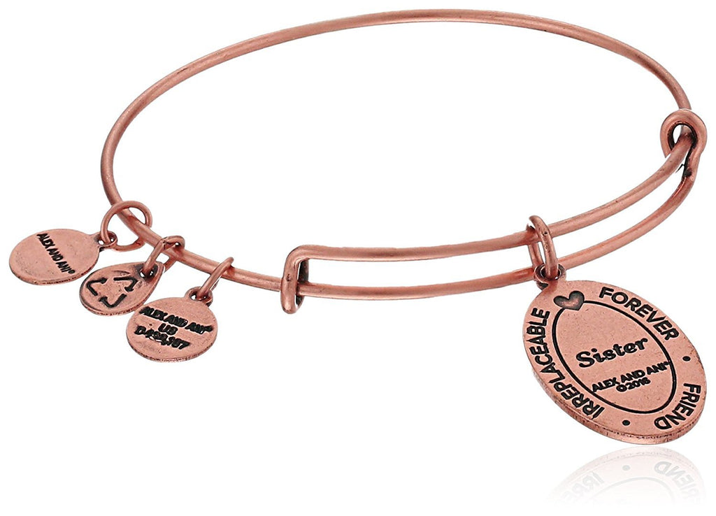 Alex and Ani Because I Love You, Sister II Expandable Bangle Bracelet