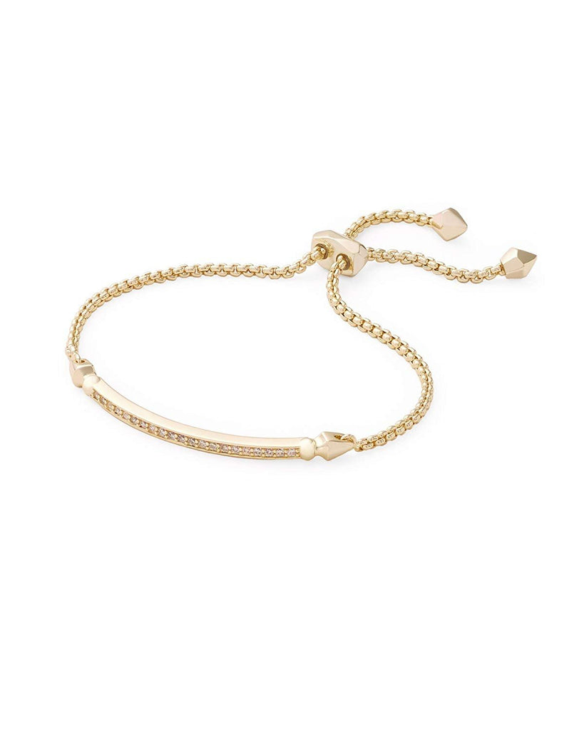 Kendra Scott Ott Adjustable Chain Bracelet In Gold