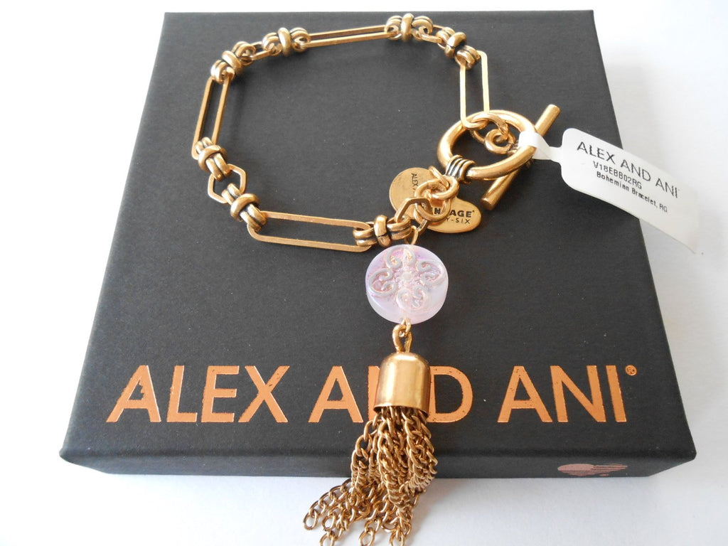 Alex and Ani Bohemian Bracelet Rafaelian Gold - V18EBB02RG