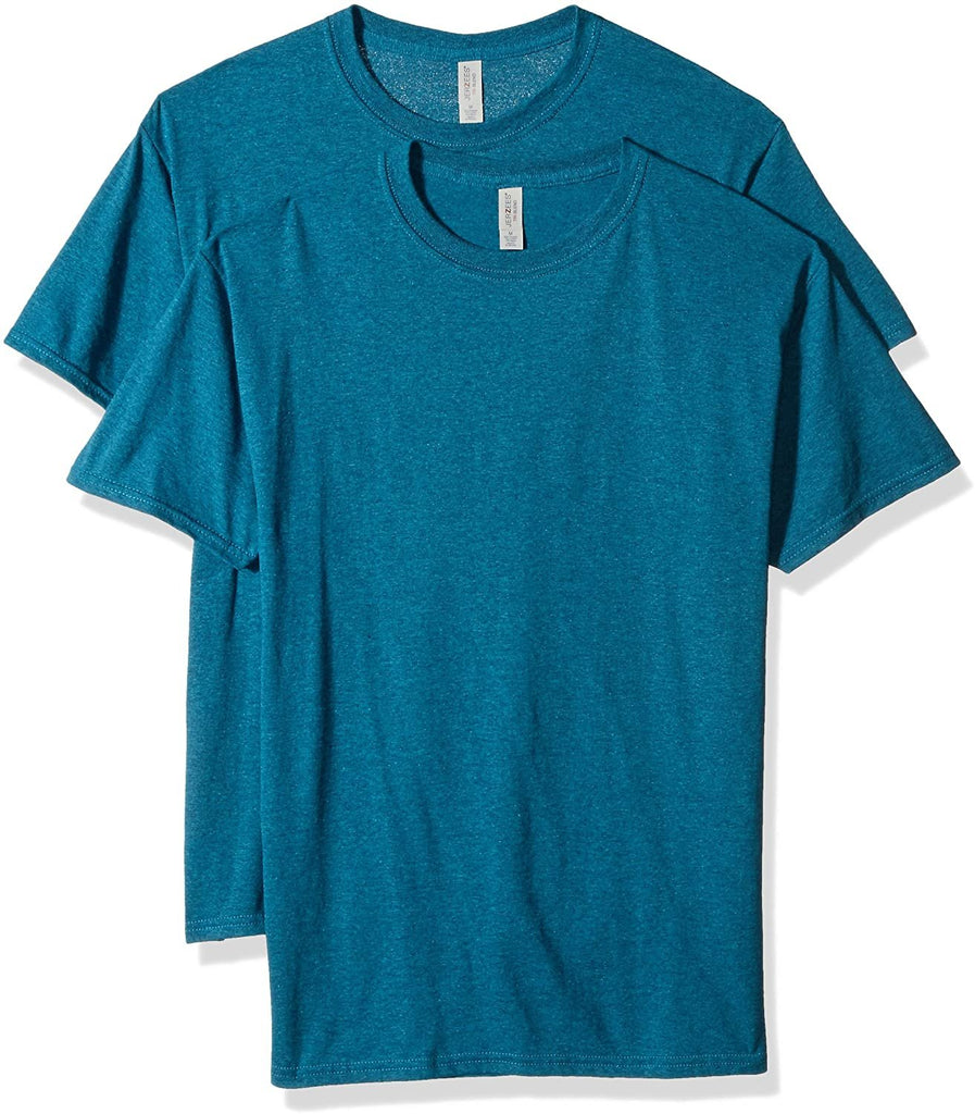 Jerzees Men's Tri-Blend 2 Pack T-Shirt