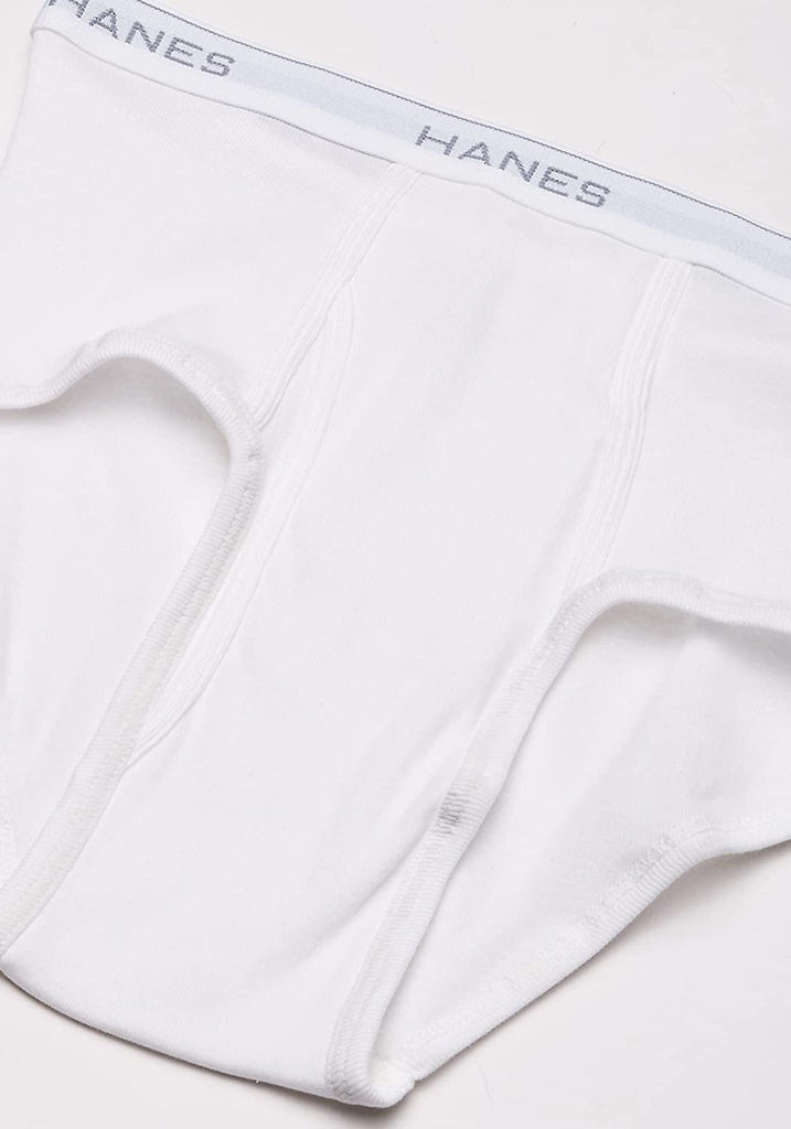 Hanes Men's White Briefs 6 Pack, 3XL