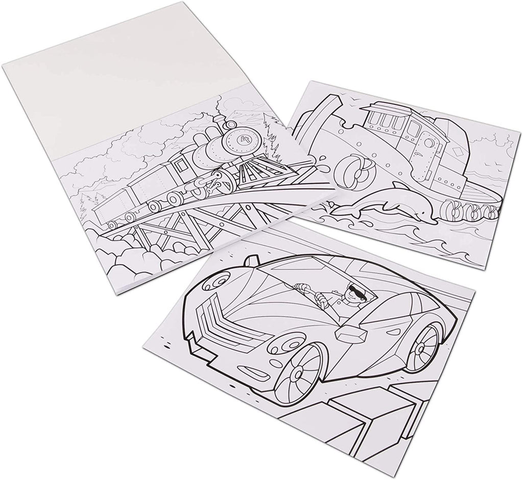 Melissa & Doug Jumbo Coloring Pad - Vehicles