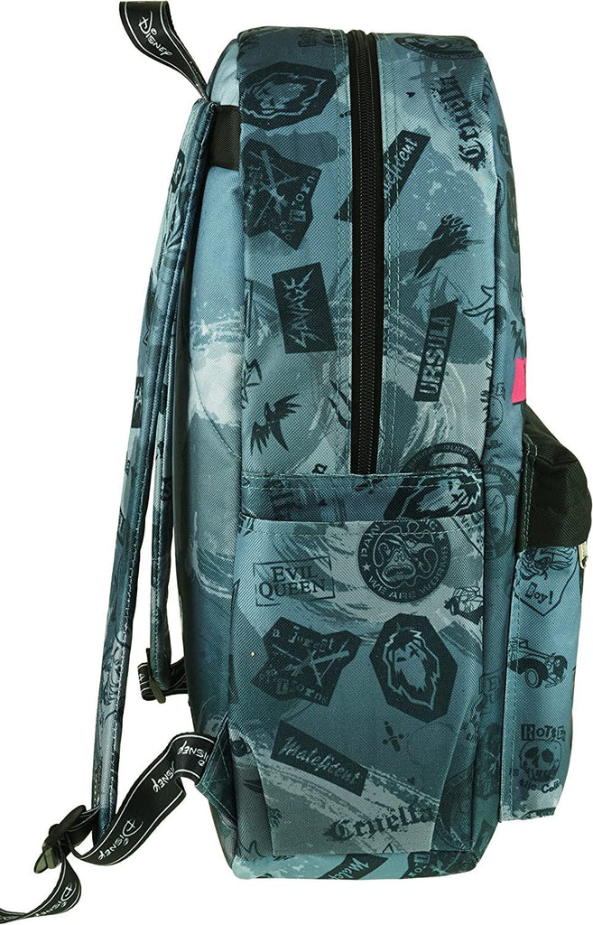 Classic Disney Villains Backpack with Laptop Compartment for School, Travel, and Work