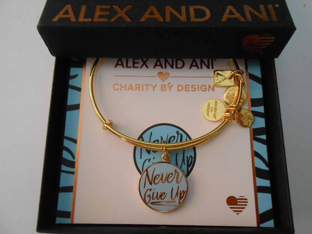 Alex and Ani Womens Charity by Design Never Give Up Bangle