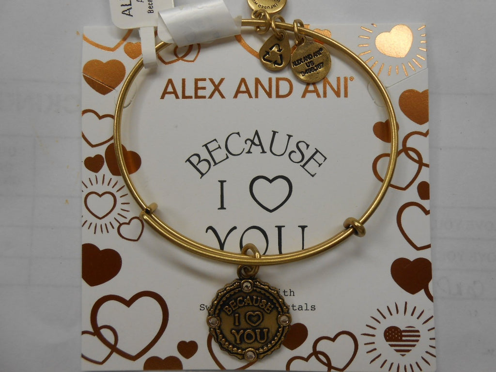 Alex and Ani Womens Because I Love You III Bangle