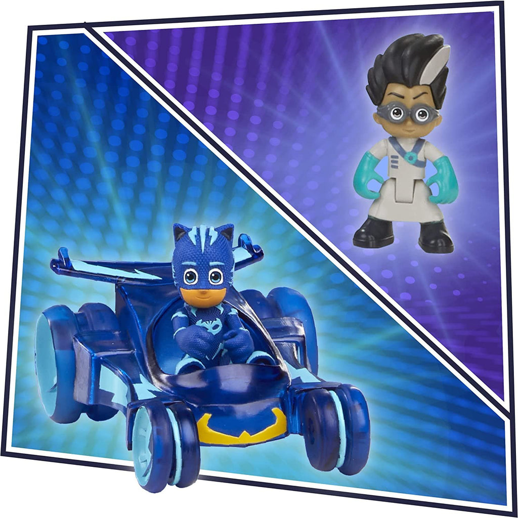 PJ Masks Deluxe Battle HQ Playset, Preschool Toys, Playset with 2 Action Figures, Cat-Car Toy, and More, Playsets for Boys and Girls