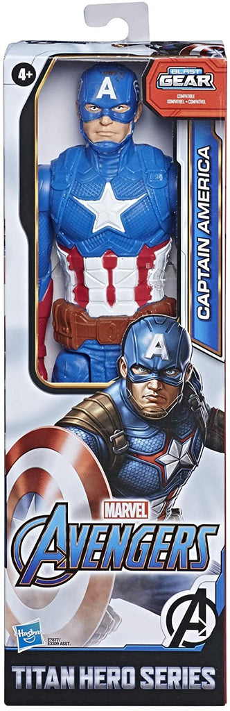 Avengers Marvel Titan Hero Series Blast Gear Captain America Action Figure