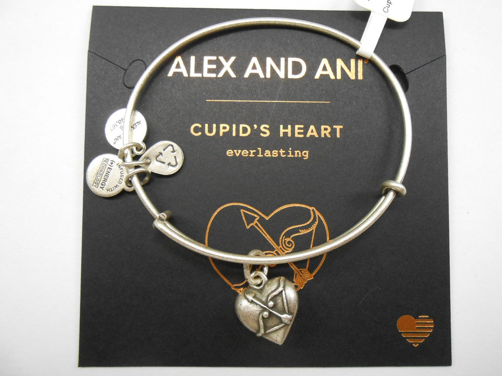 Alex and Ani Women's Path of Symbols - Cupid's Heart II Charm Bangle