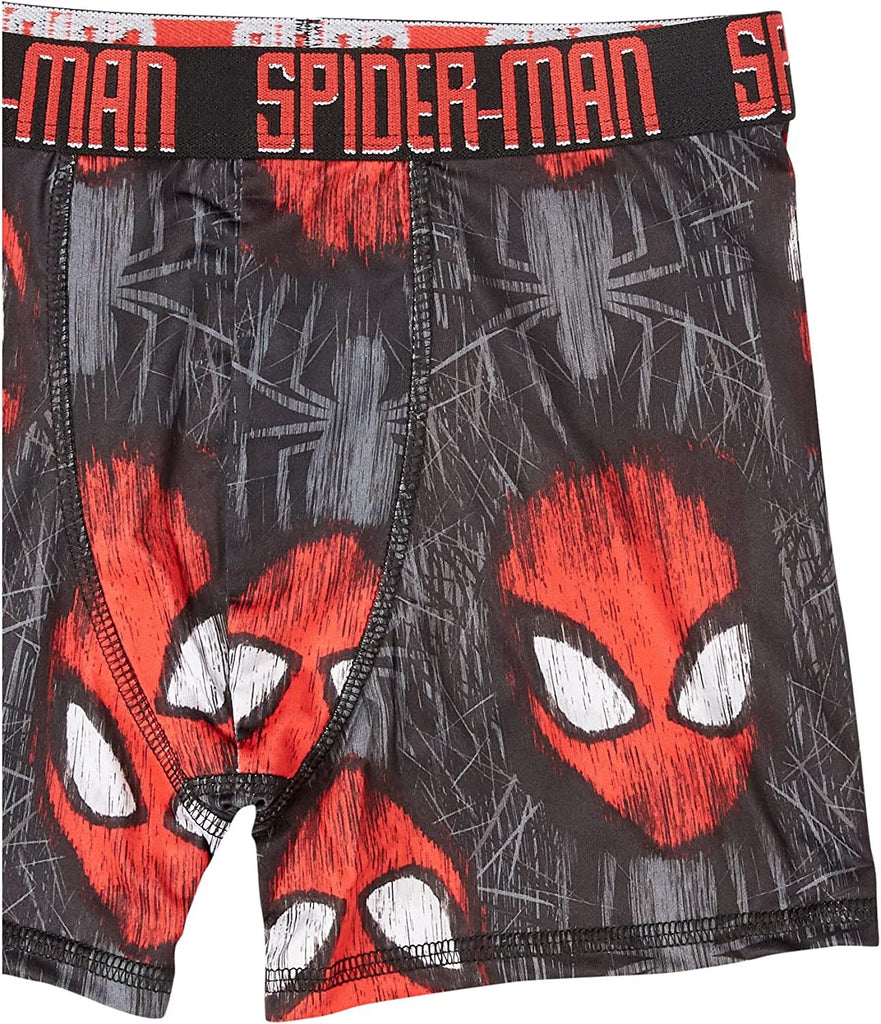 Spiderman Boys' 5 100% Cotton Or 7-pk Polyblend Boxer Briefs in Sizes 4, 6, 8, 10, and 12