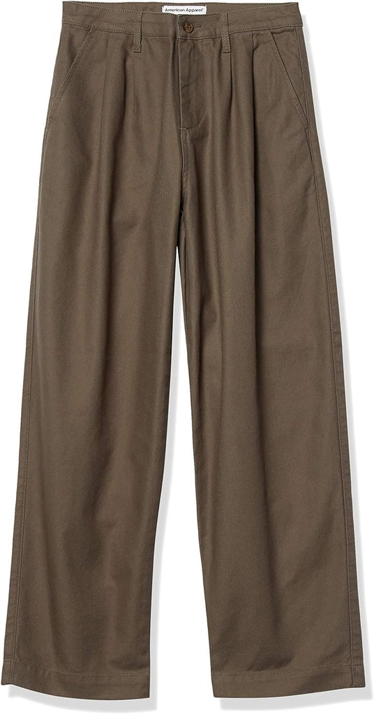 American Apparel Women's Twill Pleated Pant