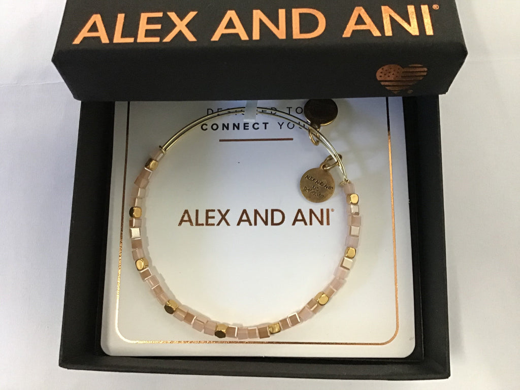 Alex and Ani Balance Bead Bracelet Carmel One Size, Rafaelian Gold (A20BBEAD03RG)