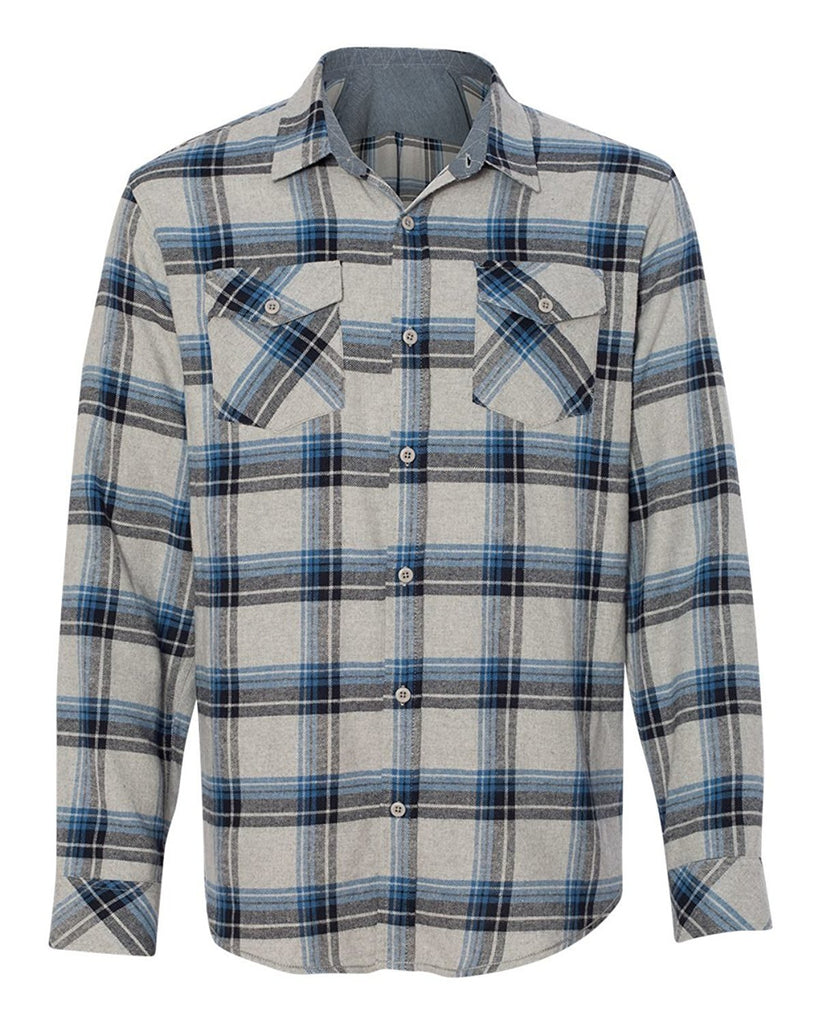 Burnside Mens Long Sleeve Button Down Flannel Shirt B8210