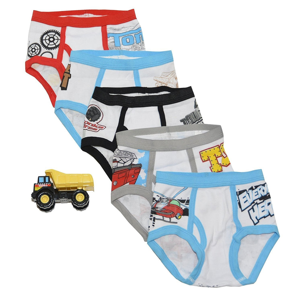 Tonka Trucks Boys' Tonka Toddler 5pk Underwear