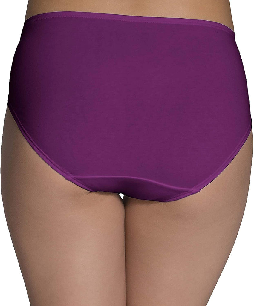 Fruit of the Loom Women's Cotton Stretch Hi Cut Panty